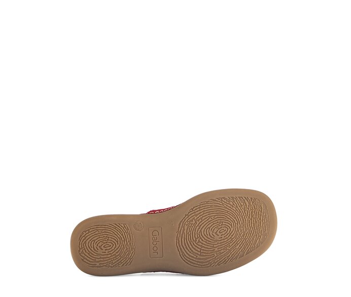 Gabor Damen  Pantolette Rot - Rauleder