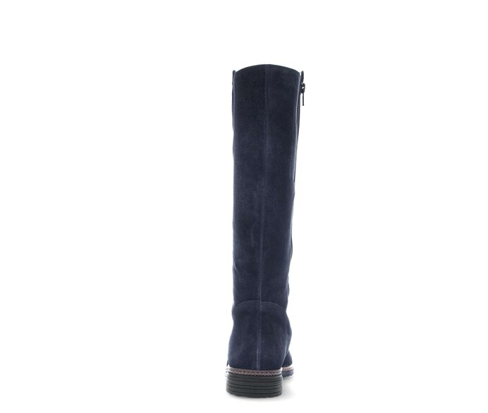 Gabor Damen  Eleganter Stiefel Blau - Rauleder
