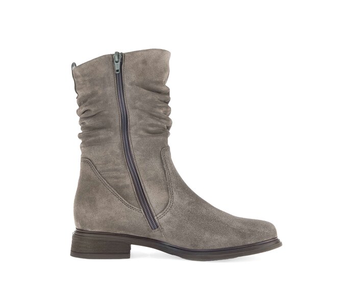 Gabor Damen  Elegante Stiefelette Braun - Rauleder