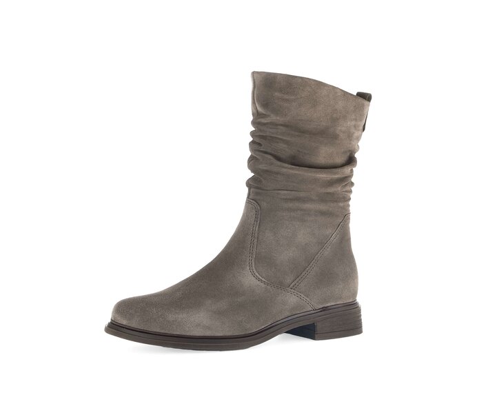 Gabor Damen  Elegante Stiefelette Braun - Rauleder