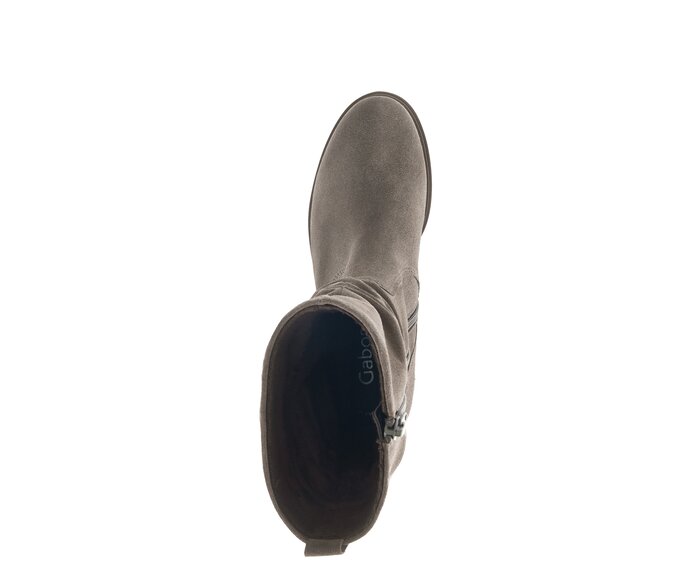 Gabor Damen  Elegante Stiefelette Braun - Rauleder