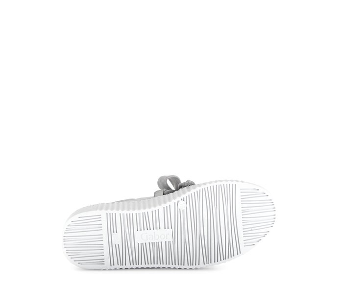 Gabor Damen  Sneaker Low Silber - Effektleder