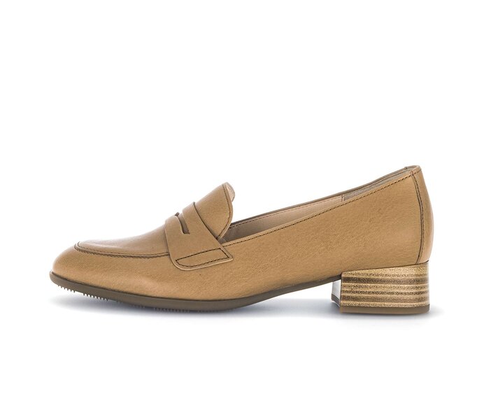 Gabor Damen Hochfrontpumps Braun - Glattleder