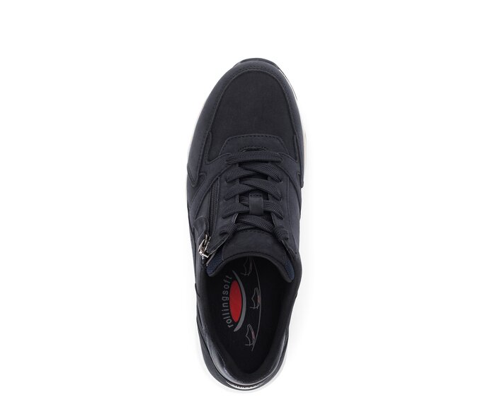 Gabor Damen  Sneaker Low Blau - Rauleder