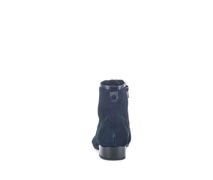 Gabor Damen  Schnürstiefelette Blau - Rauleder