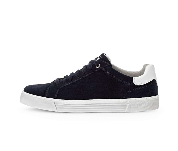 Pius Gabor Herren Sneaker Low Blau - Rauleder