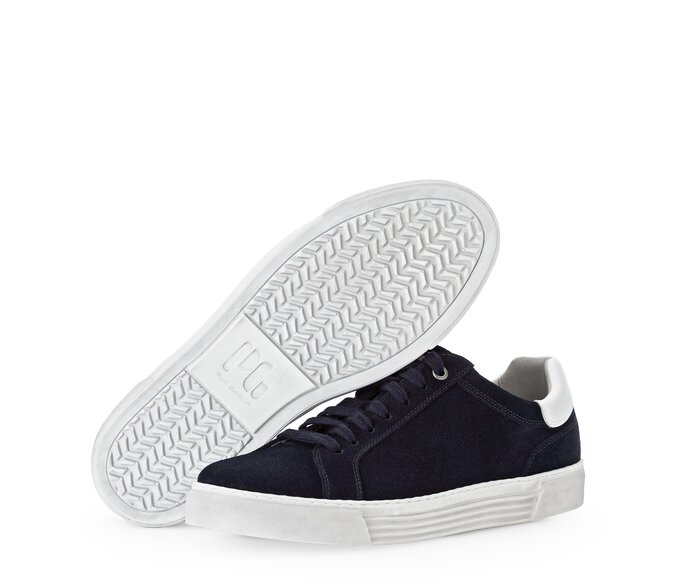 Pius Gabor Herren Sneaker Low Blau - Rauleder