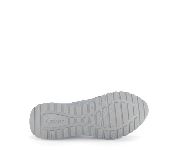 Gabor Damen  Sneaker Low Blau - Materialmix Leder