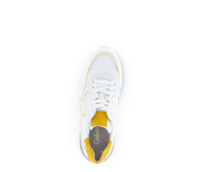 Gabor Damen  Sneaker Low Weiß - Glattleder