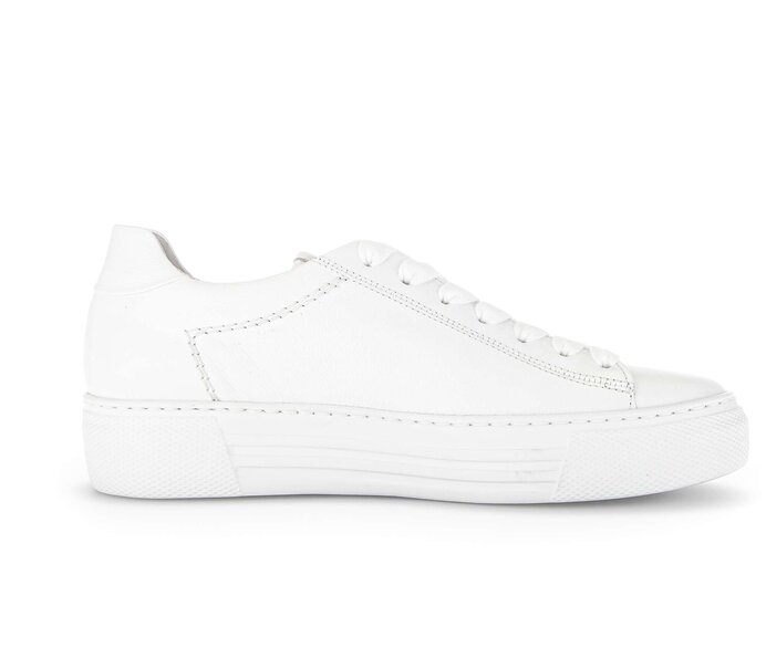 Gabor Damen  Sneaker Low Weiß - Glattleder