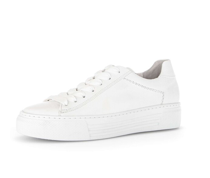 Gabor Damen  Sneaker Low Weiß - Glattleder