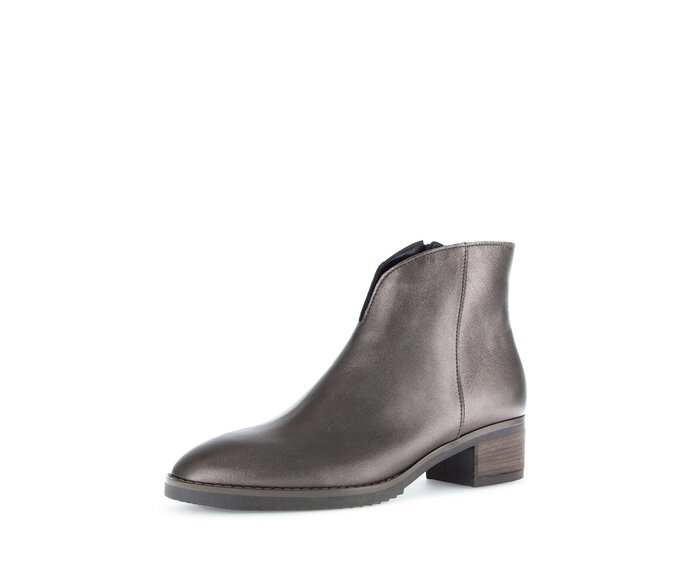 Gabor Damen  Elegante Stiefelette Bronze - Glattleder