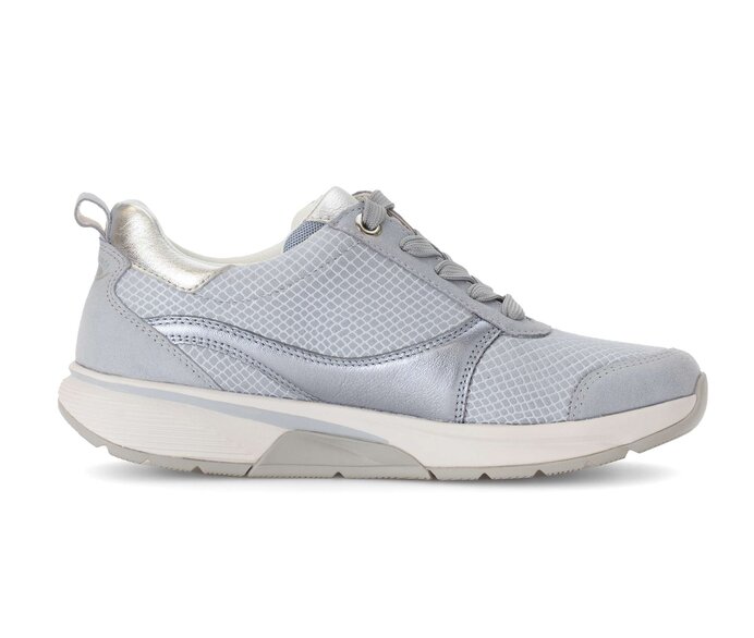 Gabor Damen  Sneaker Low Blau - Materialmix Leder/Lederimitat