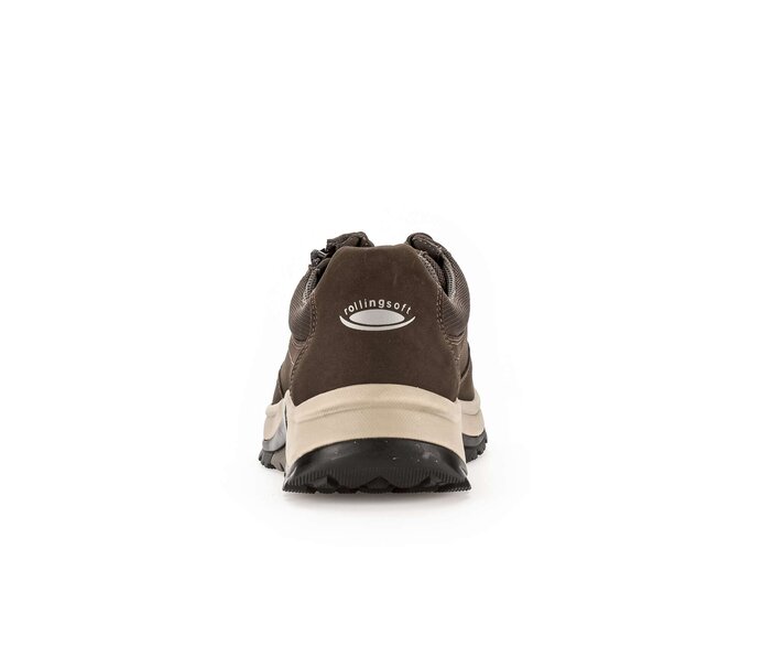 Gabor Herren Rollingsoft Sneaker Low Braun - Materialmix Leder/Textil