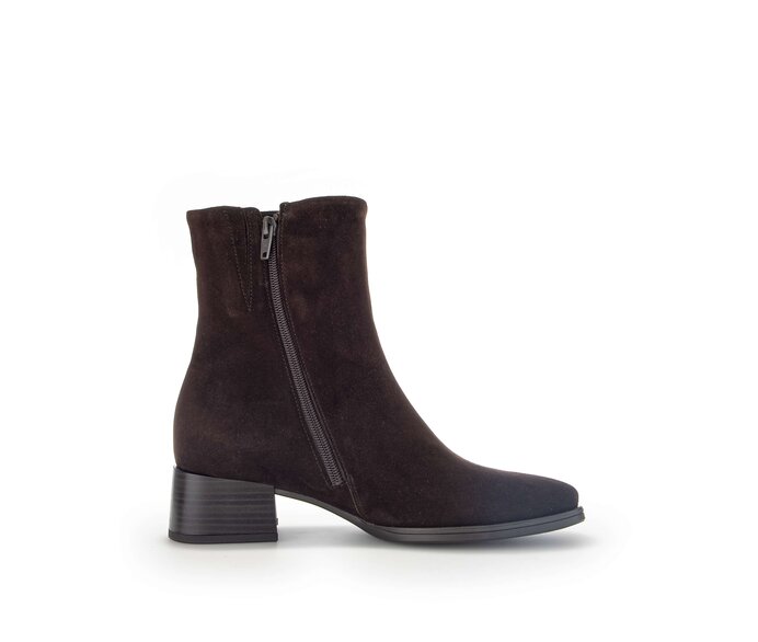 Gabor Damen  Elegante Stiefelette Braun - Rauleder