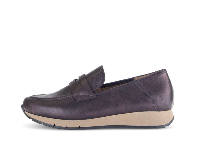 Gabor Damen Slipper Rot - Effektleder