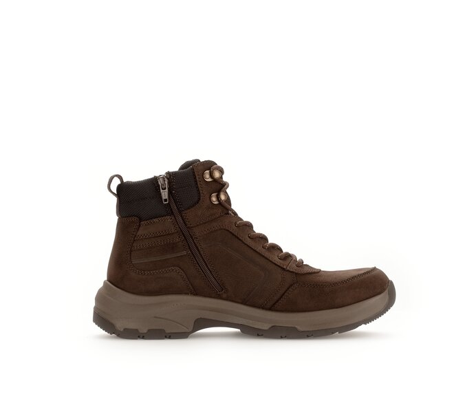 Pius Gabor Herren Sportlicher Stiefel Braun - Materialmix Leder/Textil