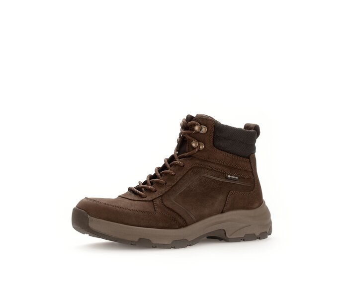Pius Gabor Herren Sportlicher Stiefel Braun - Materialmix Leder/Textil