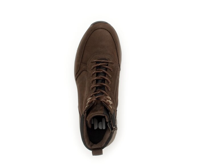 Pius Gabor Herren Sportlicher Stiefel Braun - Materialmix Leder/Textil