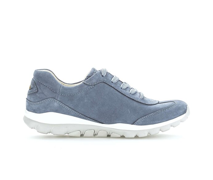 Gabor Damen  Sneaker Low Blau - Rauleder
