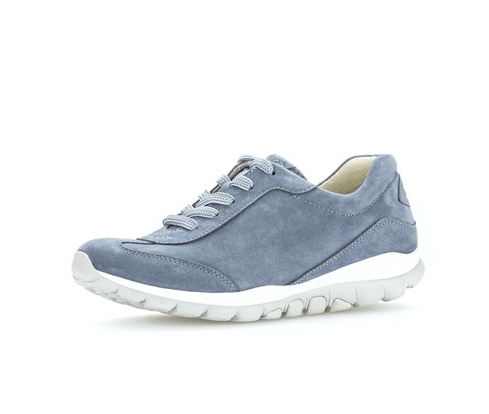 Gabor Damen  Sneaker Low Blau - Rauleder