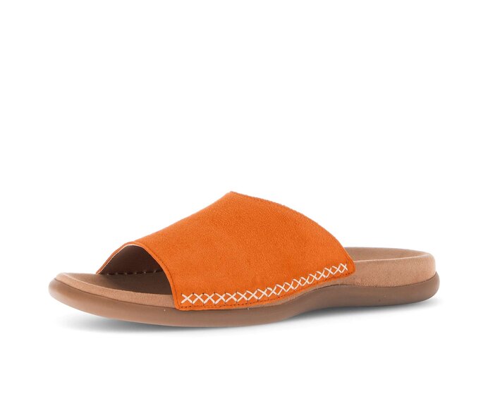 Gabor Damen  Pantolette Orange - Rauleder