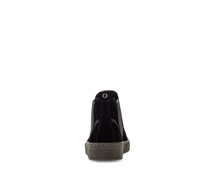 Gabor Damen  Chelsea Boot Schwarz - Rauleder