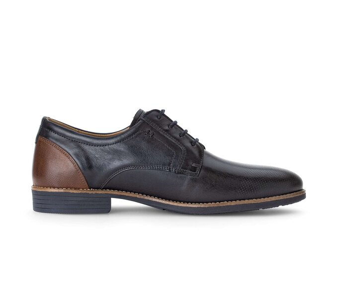 Pius Gabor Herren Schnürschuh Blau - Glattleder