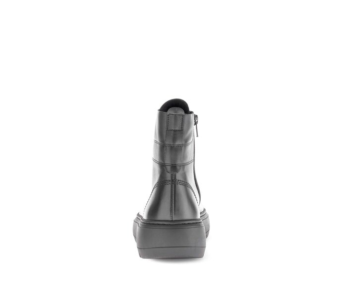 Gabor Damen  Sportliche Stiefelette Schwarz - Glattleder