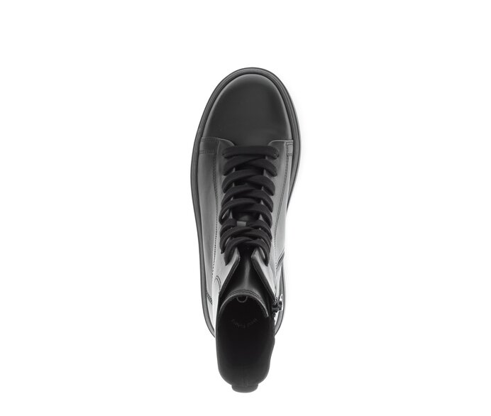 Gabor Damen  Sportliche Stiefelette Schwarz - Glattleder