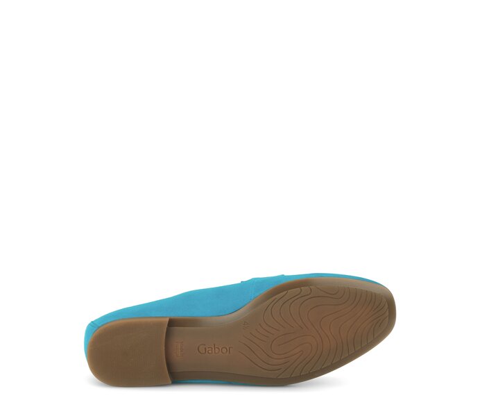 Gabor Damen  Slipper Blau - Rauleder