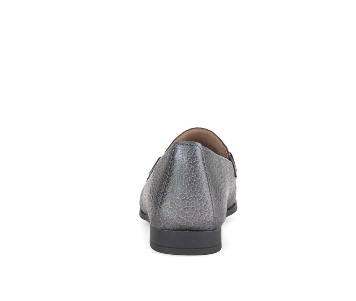 Gabor Damen  Slipper Silber - Glattleder