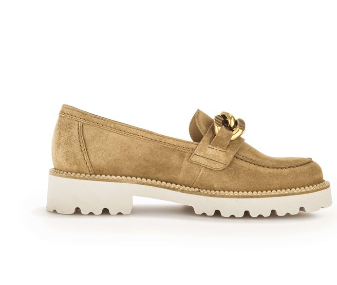 Gabor Damen  Loafer Braun - Rauleder