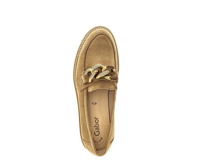Gabor Damen  Loafer Braun - Rauleder