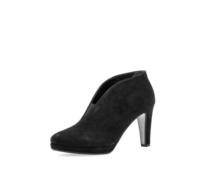 Gabor Damen  Ankle Boot Schwarz - Rauleder