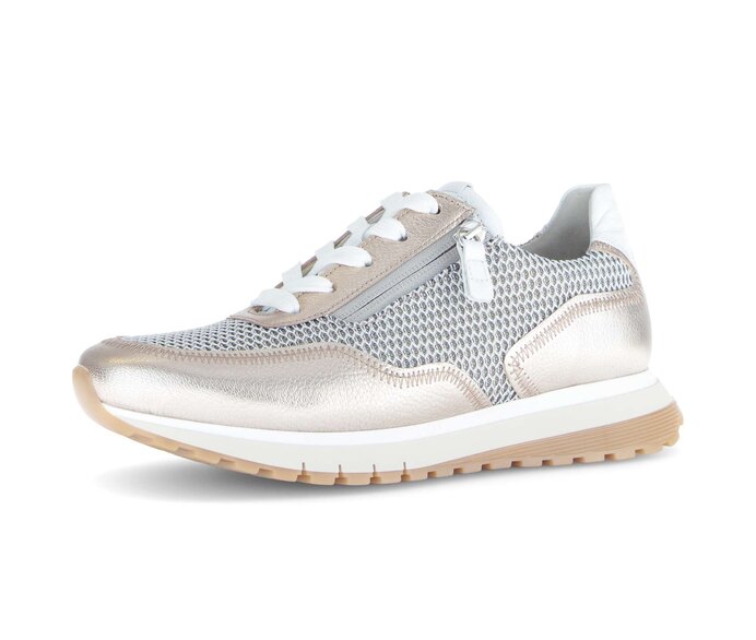 Gabor Damen  Sneaker Low Rosa - Materialmix Leder/Lederimitat