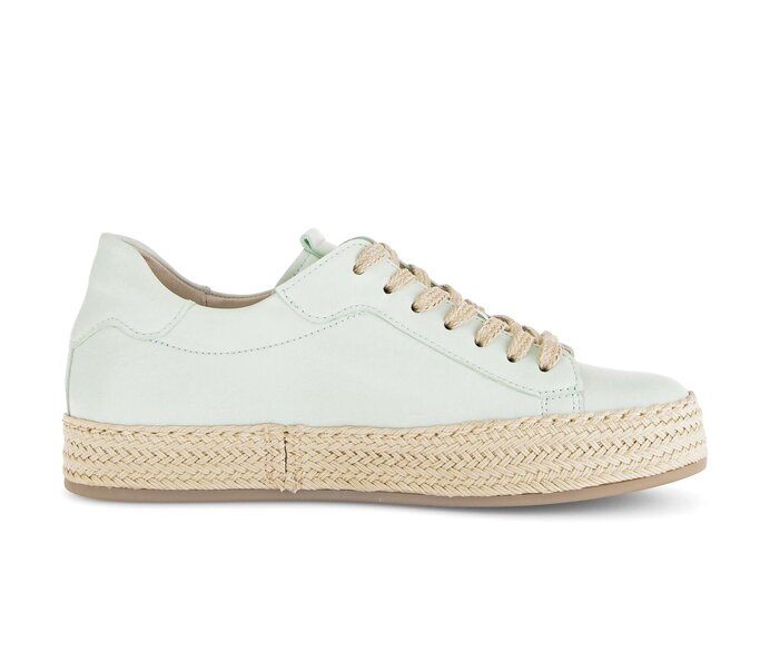 Gabor Damen  Sneaker Low Grün - Glattleder