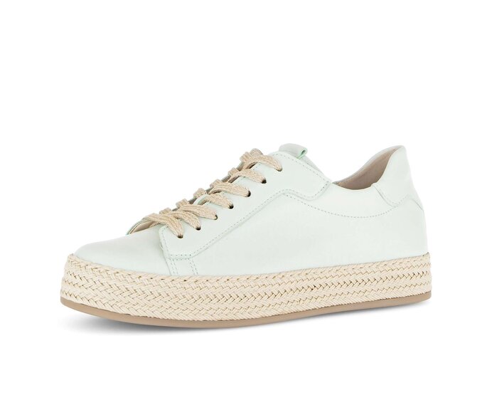 Gabor Damen  Sneaker Low Grün - Glattleder