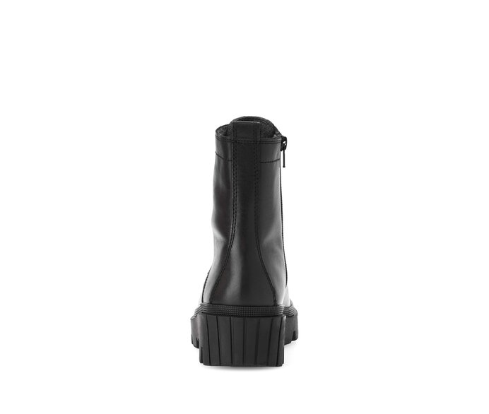Gabor Damen  Schnürstiefelette Schwarz - Materialmix Leder