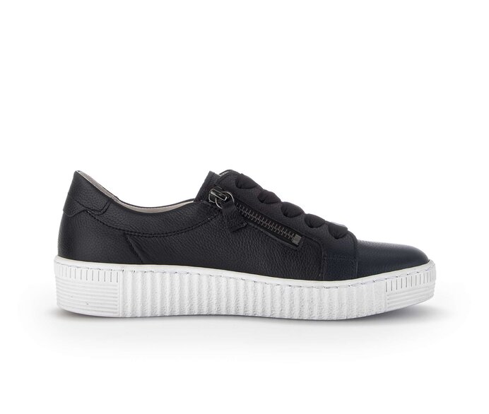 Gabor Damen  Sneaker Low Schwarz - Glattleder