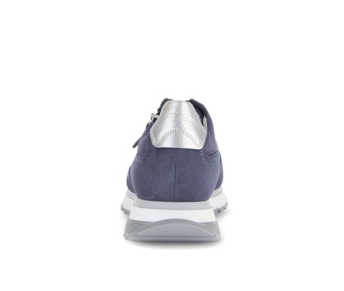 Gabor Damen  Sneaker Low Blau - Rauleder
