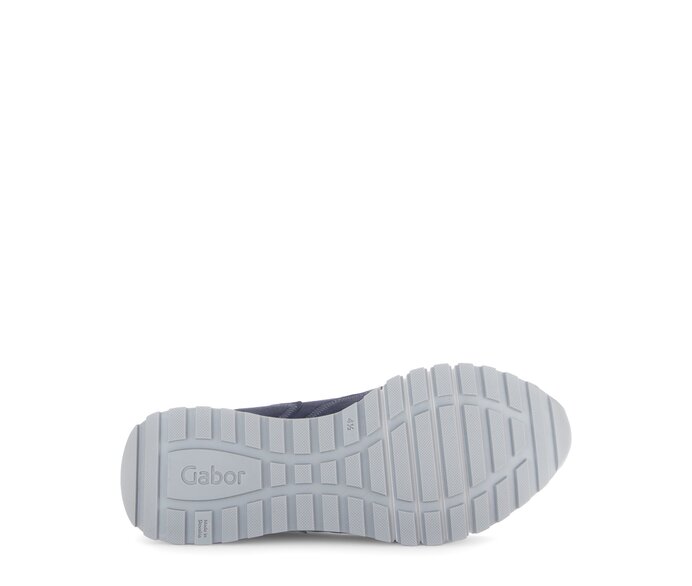 Gabor Damen  Sneaker Low Blau - Rauleder