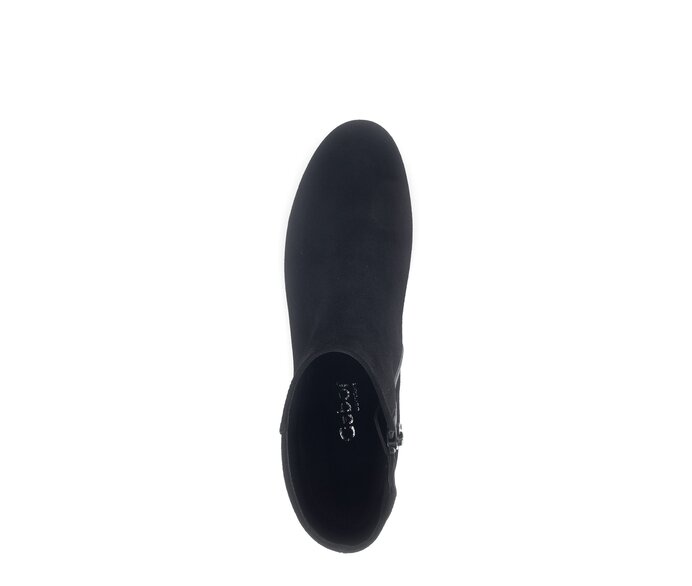 Gabor Damen  Elegante Stiefelette Schwarz - Rauleder