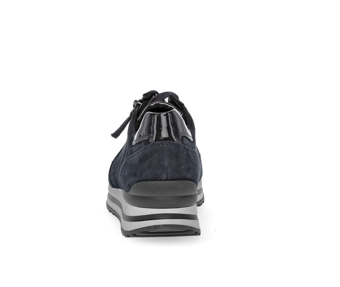 Gabor Damen  Sneaker Low Blau - Rauleder