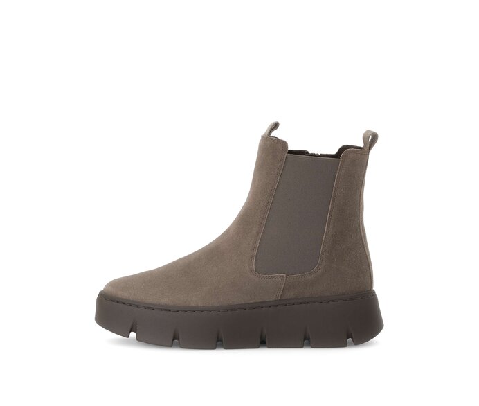 Gabor Damen Chelsea Boot Braun - Rauleder