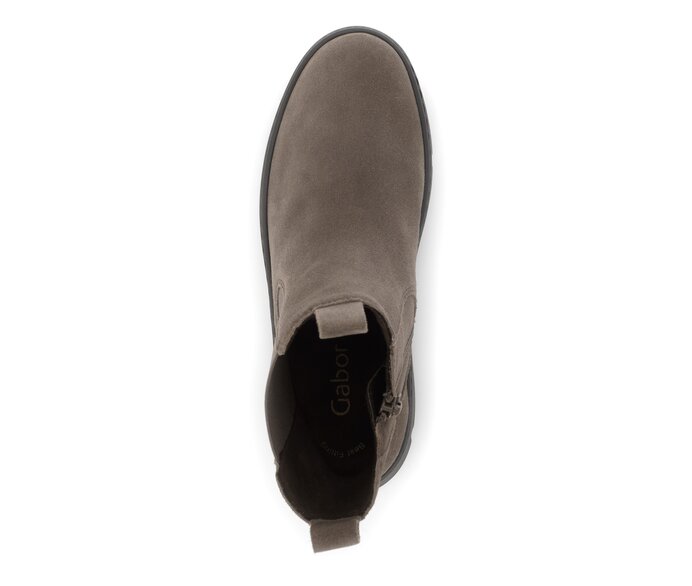 Gabor Damen  Chelsea Boot Braun - Rauleder