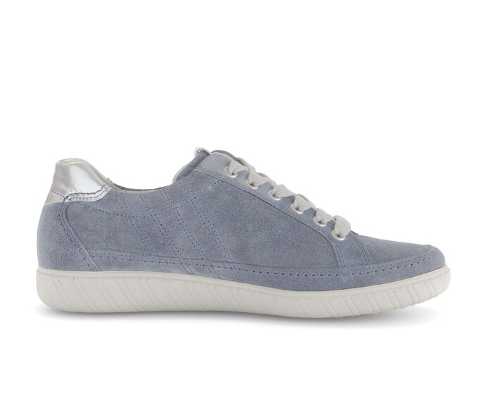 Gabor Damen  Sneaker Low Blau - Rauleder