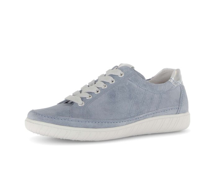 Gabor Damen  Sneaker Low Blau - Rauleder