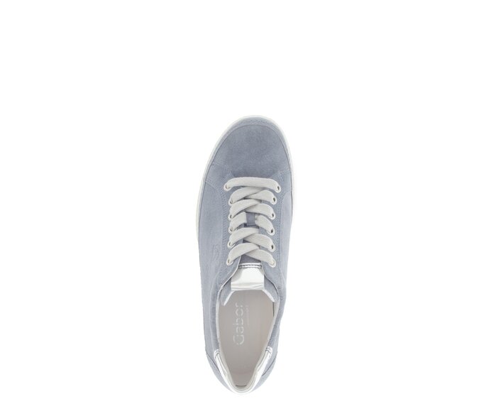 Gabor Damen  Sneaker Low Blau - Rauleder