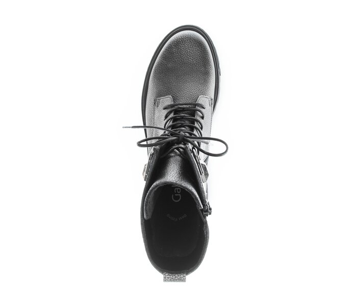 Gabor Damen  Biker Boots Grau - Effektleder